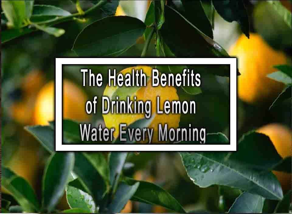 The Health Benefits Of Drinking Lemon Water Every Morning