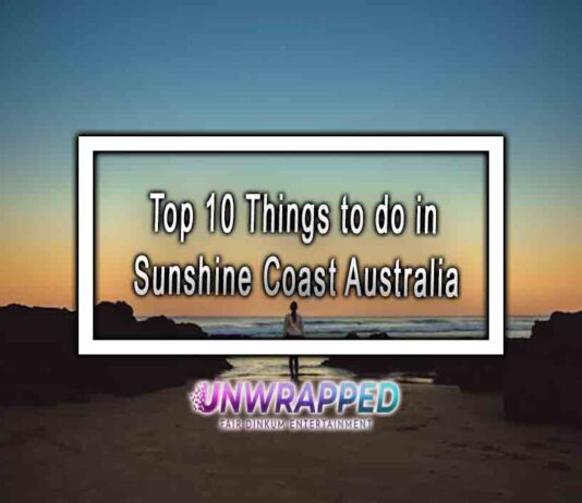 Top 10 Things to do in Sunshine Coast Australia
