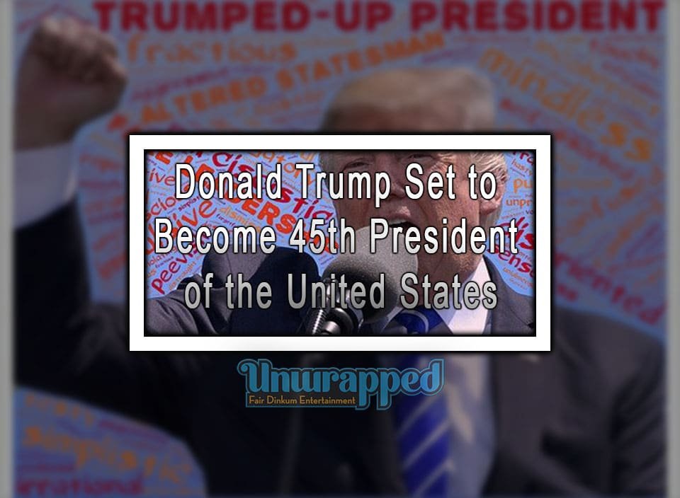 Donald Trump Set to Become 45th President of the United States