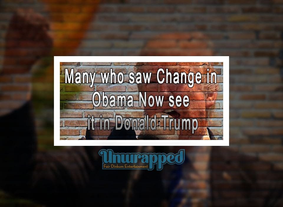 Many who saw Change in Obama Now see it in Donald Trump