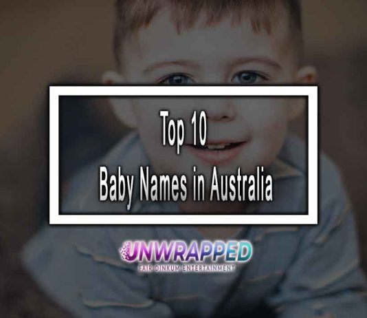 Top 10 Baby Names in Australia