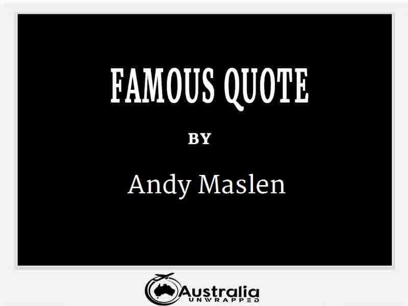 Andy Maslen’s Top 1 Popular and Famous Quotes