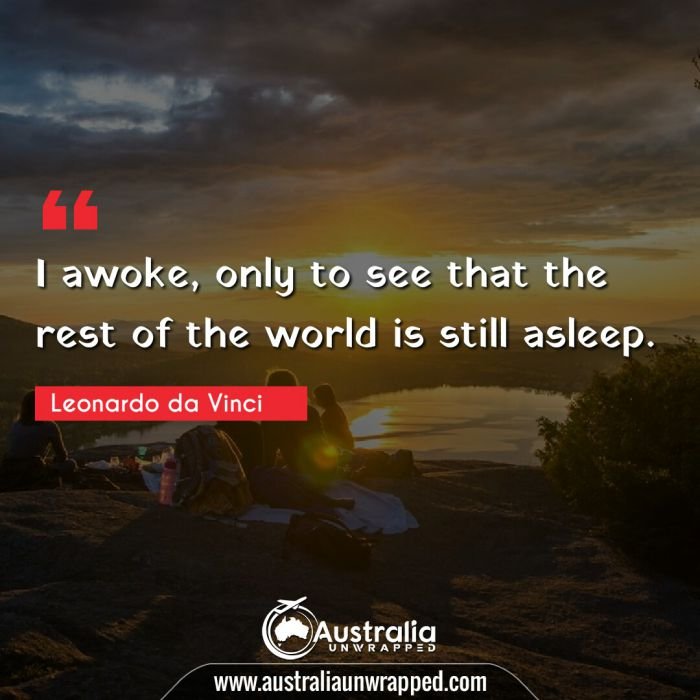 I awoke, only to see that the rest of the world is still asleep.
 