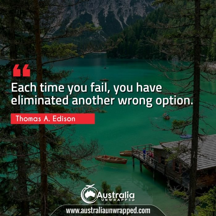 Each time you fail, you have eliminated another wrong option.