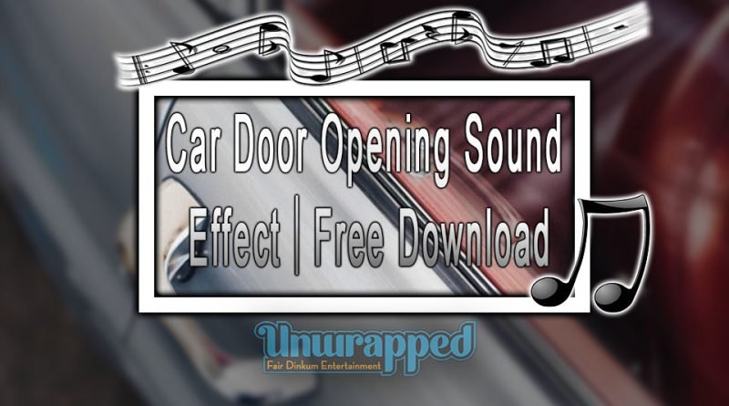 car door locking sound effect