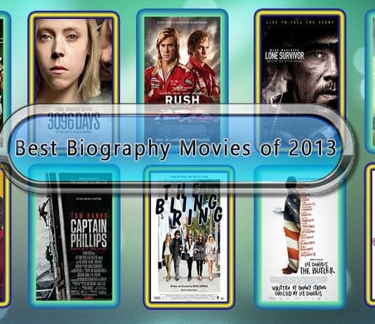 Top 10 Biography Movies ranked 2013