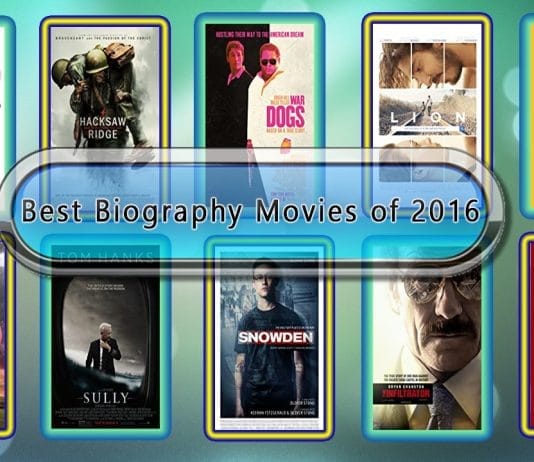 Top 10 Biography Movies ranked 2016