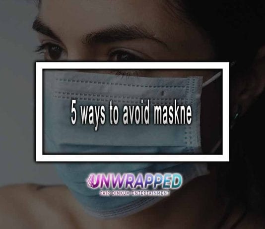 5 ways to avoid maskne
