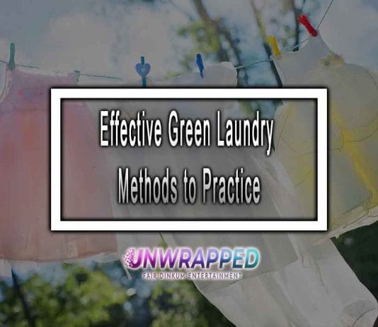 Effective Green Laundry Methods to Practice