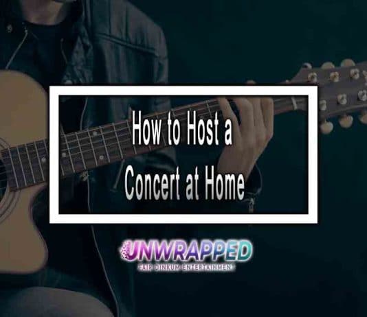 How to Host a Concert at Home