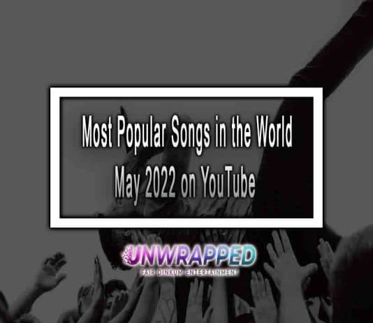 10 Most Popular Songs in the World May 2022 on YouTube