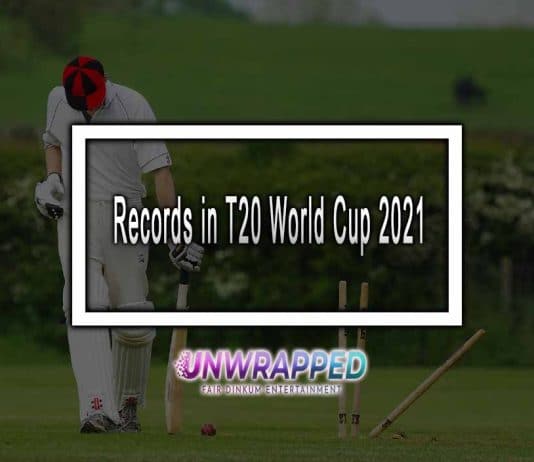 Records in T20 World Cup 2021