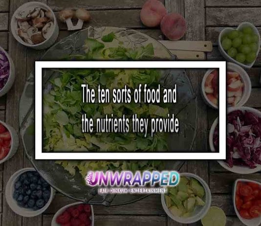 The Ten Sorts Of Food