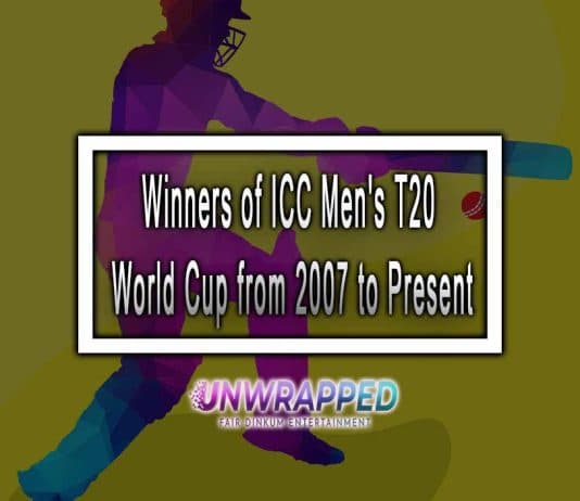 Winners of ICC Men's T20 World Cup from 2007 to 2022