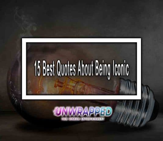 15 Best Quotes About Being Iconic