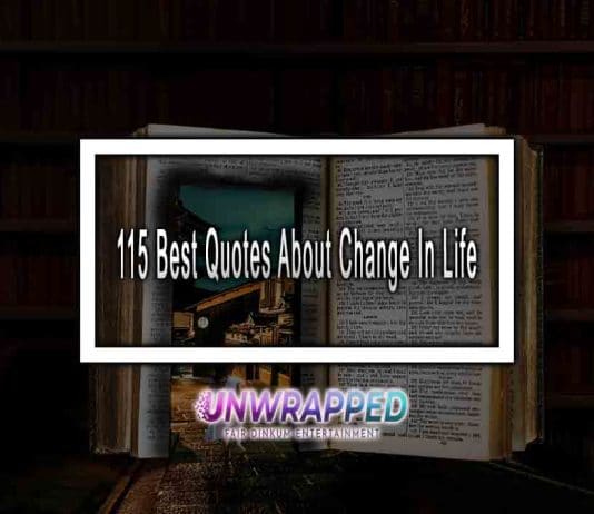 15 Best Quotes About Change In Life