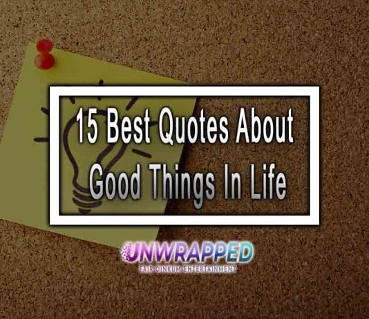15 Best Quotes About Good Things In Life