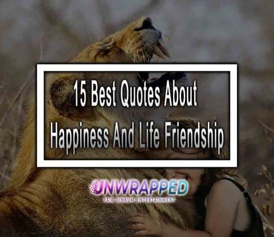 15 Best Quotes About Happiness And Life Friendship