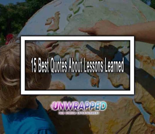 15 Best Quotes About Lessons Learned