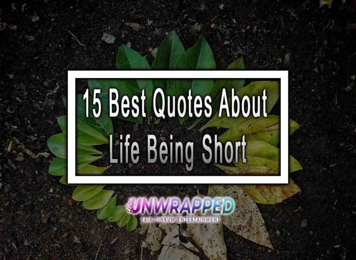 15 Best Quotes About Life Being Short