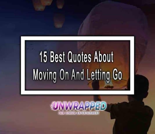 15 Best Quotes About Moving On And Letting Go