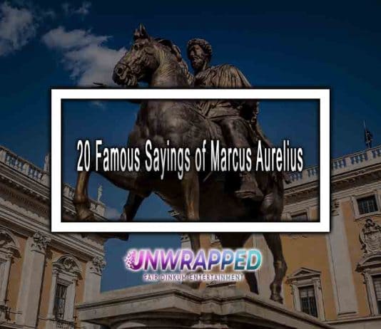 20 Famous Sayings of Marcus Aurelius