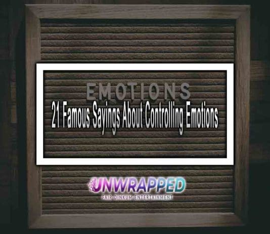 21 Famous Sayings About Controlling Emotions