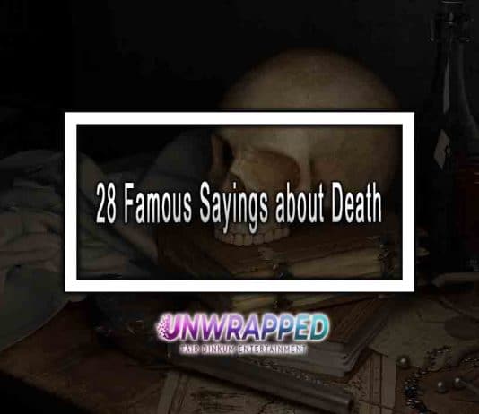 28 Famous Sayings about Death