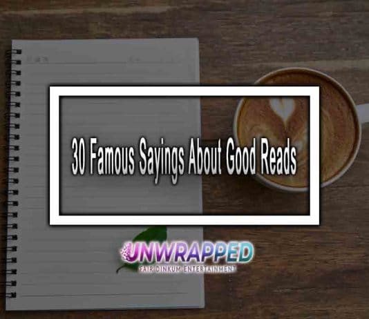 30 Famous Sayings About Good Reads