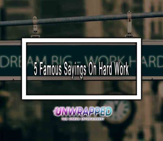 5 Famous Sayings On Hard Work 5 Famous Sayings On Hard Work