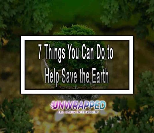 7 Things You Can Do to Help Save the Earth