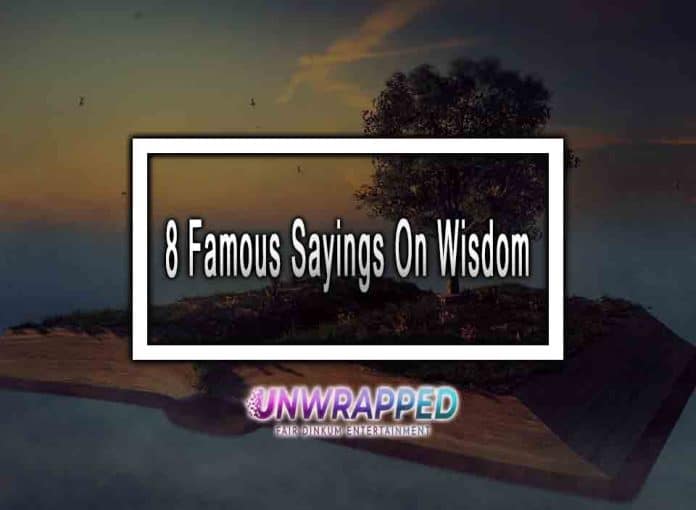 8 Famous Sayings On Wisdom