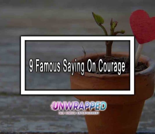 9 Famous Sayings On Courage 9 Famous Saying On Courage