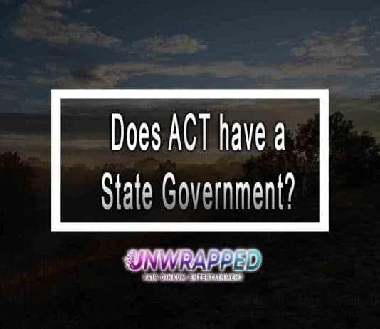 Does ACT have a State Government?