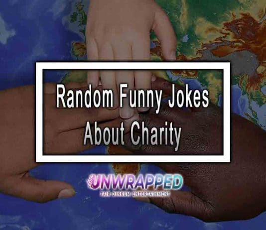 Random Funny Jokes About Charity