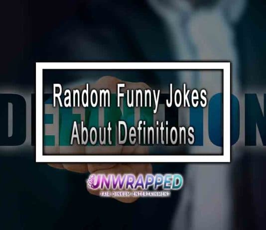 Random Funny Jokes About Definitions