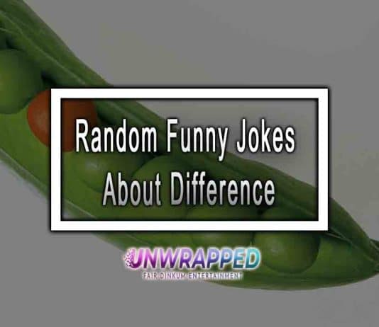 Random Funny Jokes About Difference