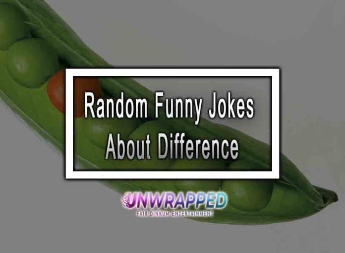 Random Funny Jokes About Difference