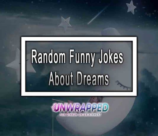 Random Funny Jokes About Dreams