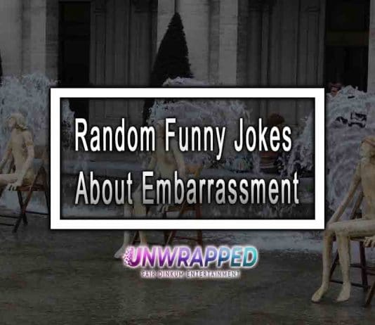 Random Funny Jokes About Embarrassment