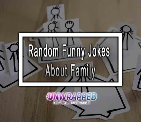 Random Funny Jokes About Family