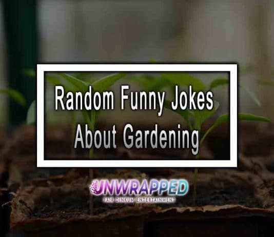 Random Funny Jokes About Gardening