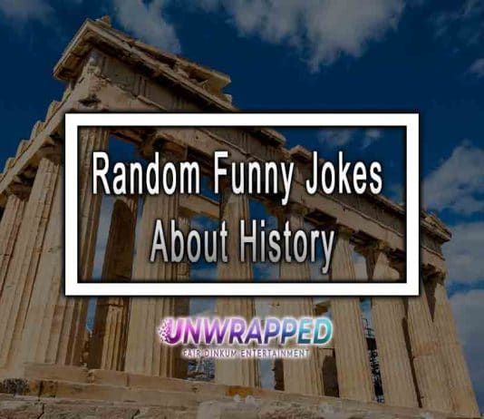Random Funny Jokes About History