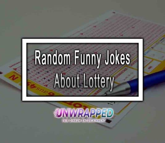 Random Funny Jokes About Lottery