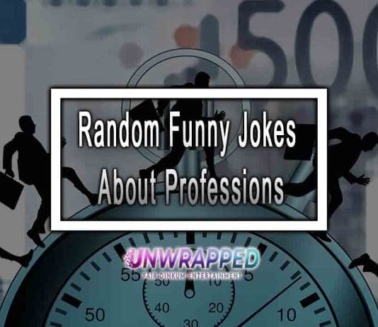 Random Funny Jokes About Professions
