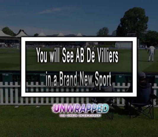 You will See AB De Villiers in a Brand New Sport