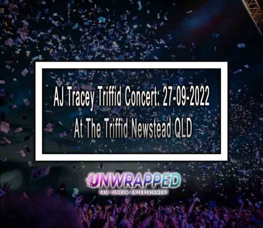AJ Tracey Triffid Concert: 27-09-2022 At The Triffid Newstead QLD