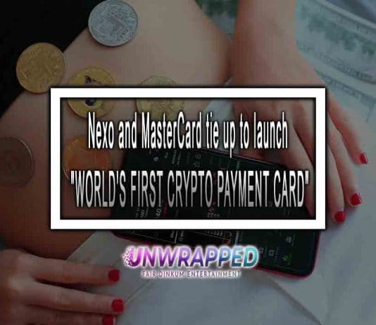 Nexo and MasterCard tie up to launch "WORLD'S FIRST CRYPTO PAYMENT CARD"