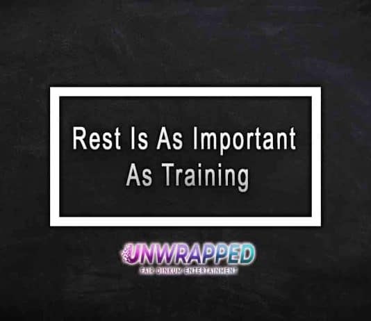 Rest Is As Important As Training