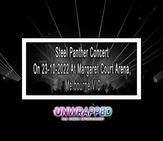 Steel Panther Concert On 23-10-2022 At Margaret Court Arena, Melbourne VIC